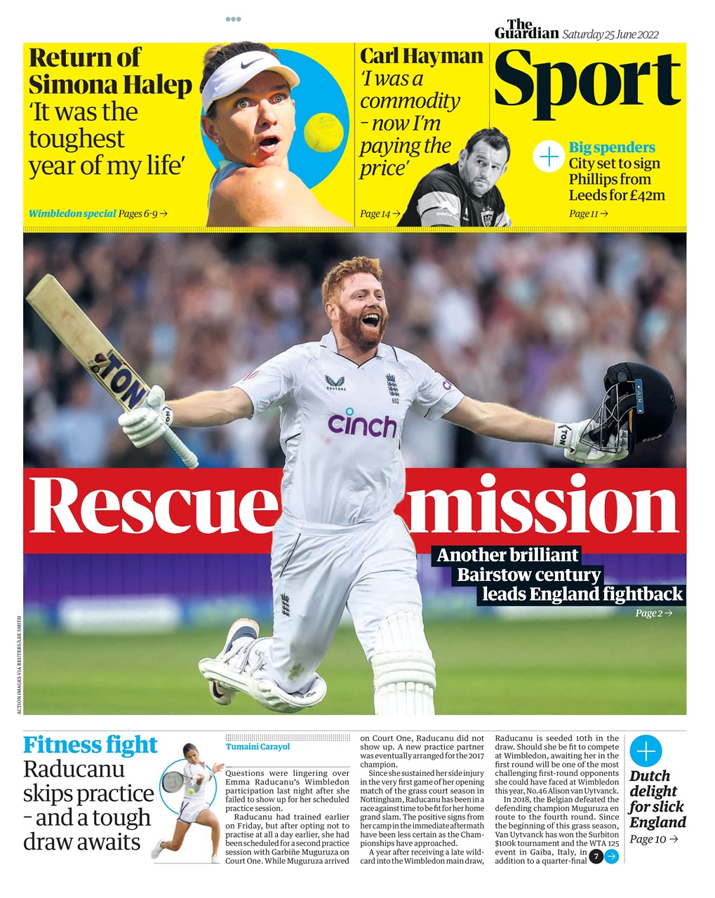 The Guardian Newspaper Preview Pages