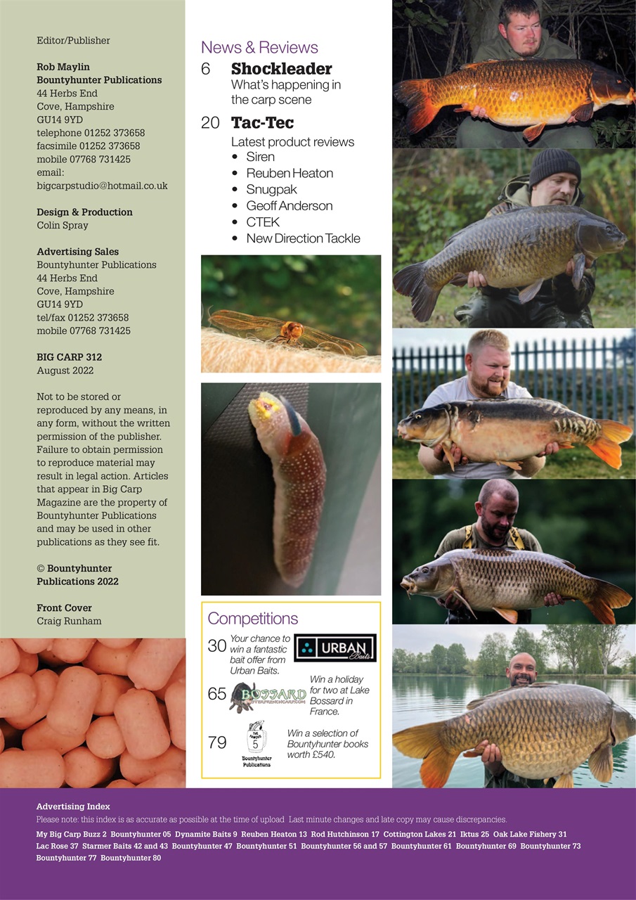 Big Carp Magazine Preview Pages