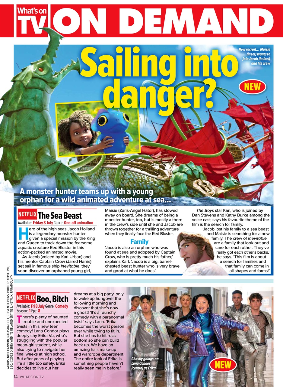 What's on TV Preview Pages