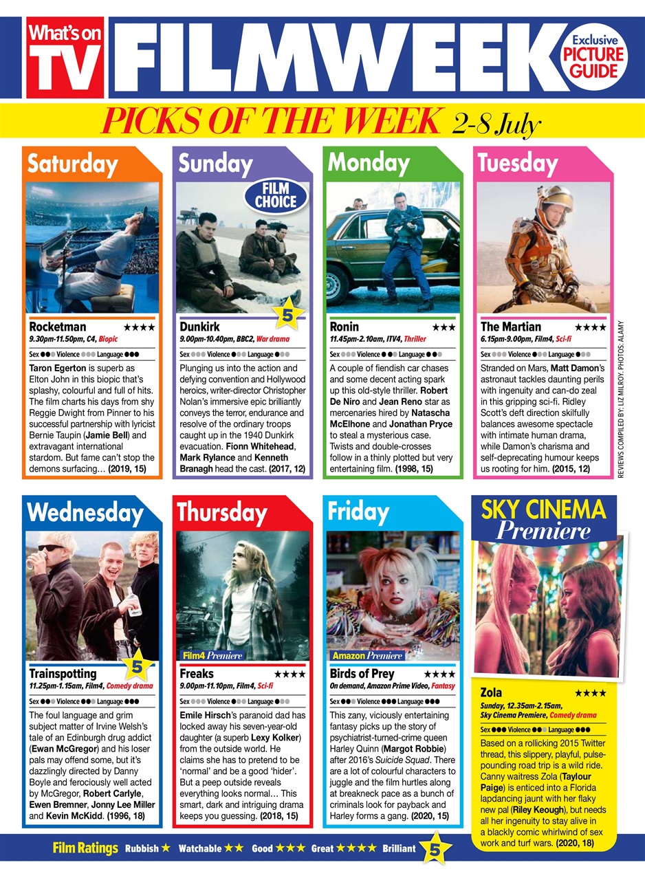 What's on TV Preview Pages