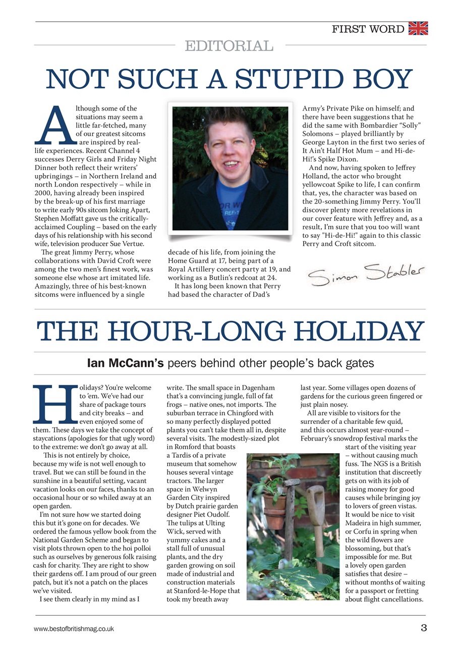 Best of British Preview Pages