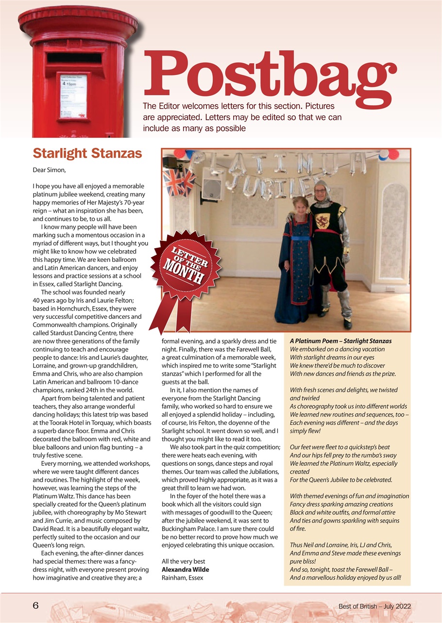 Best of British Preview Pages