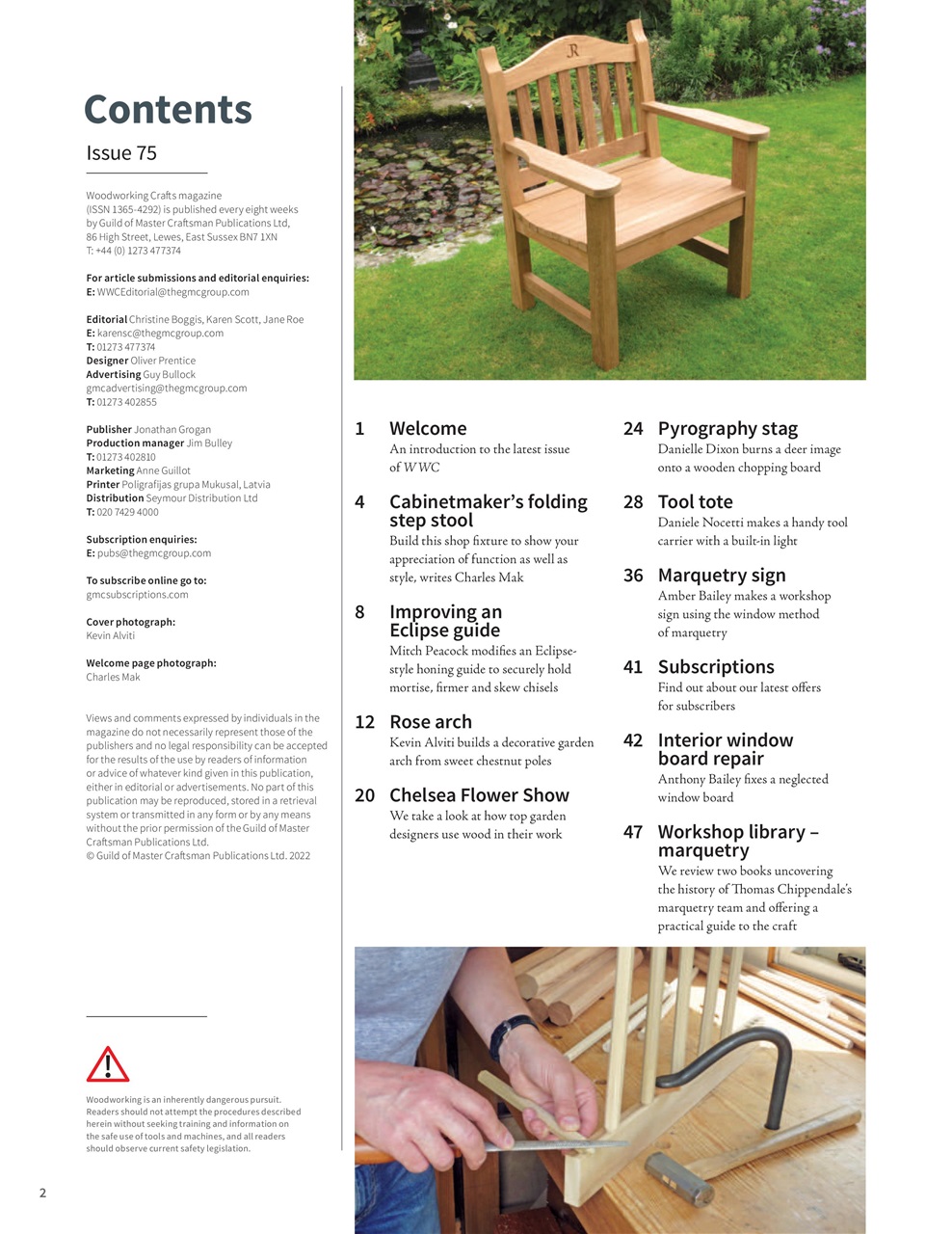 Woodworking Crafts Magazine Preview Pages