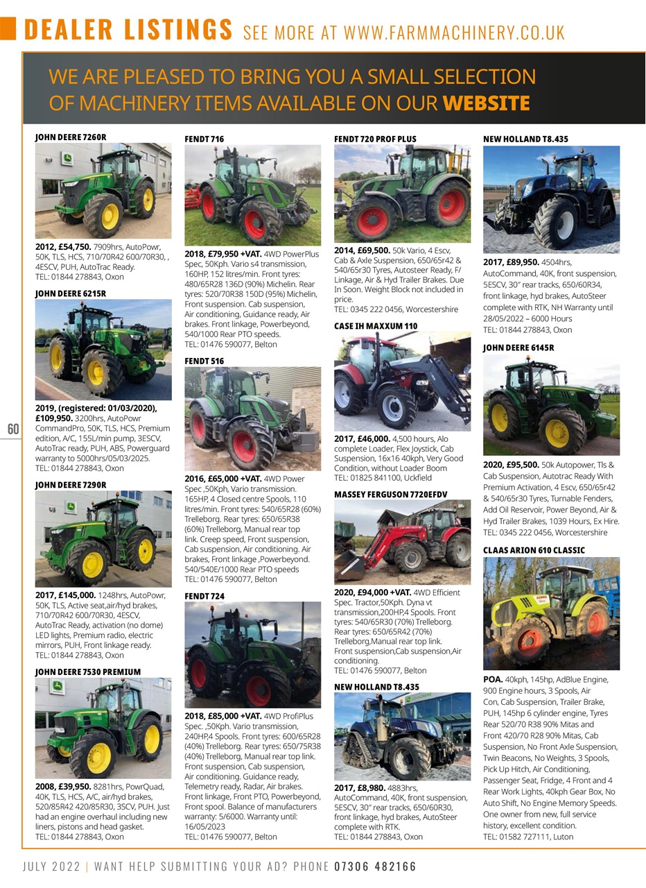 Farm Machinery Preview Pages