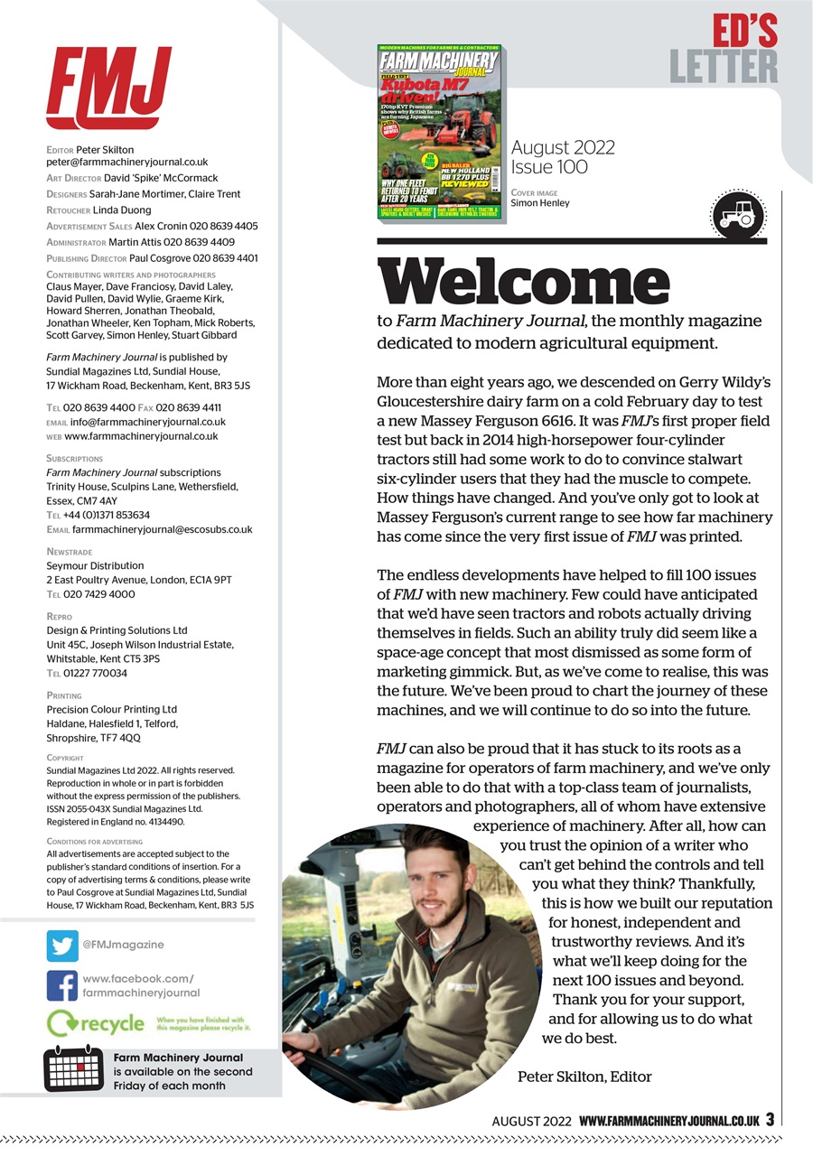 Farm Machinery Journal Preview Pages