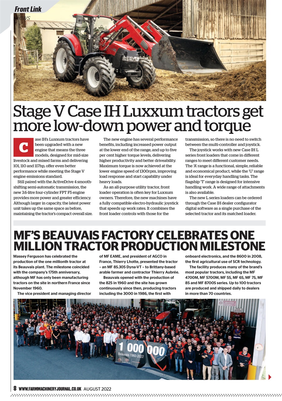 Farm Machinery Journal Preview Pages