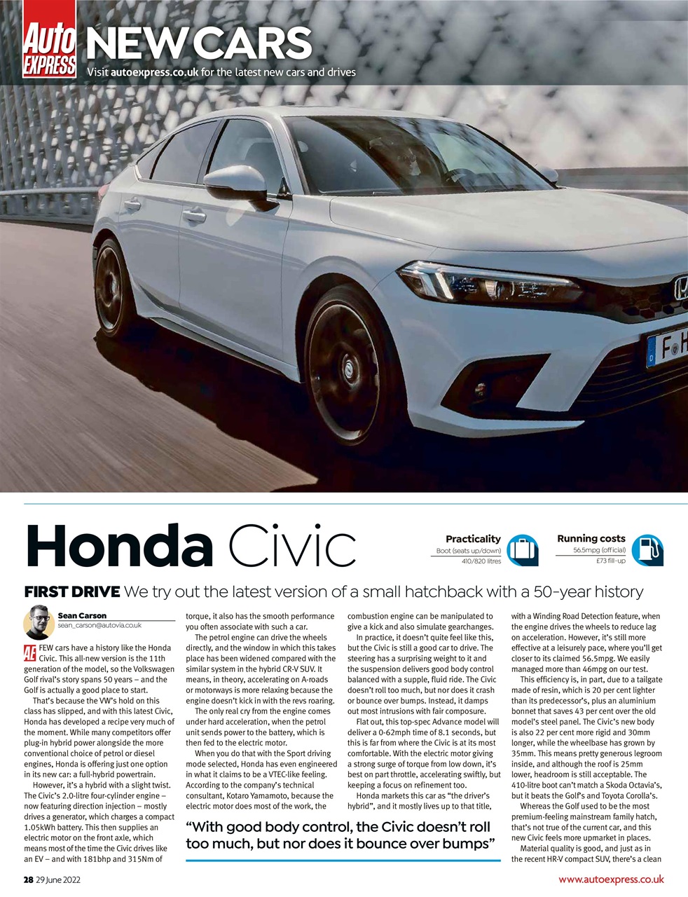 Auto Express Preview Pages