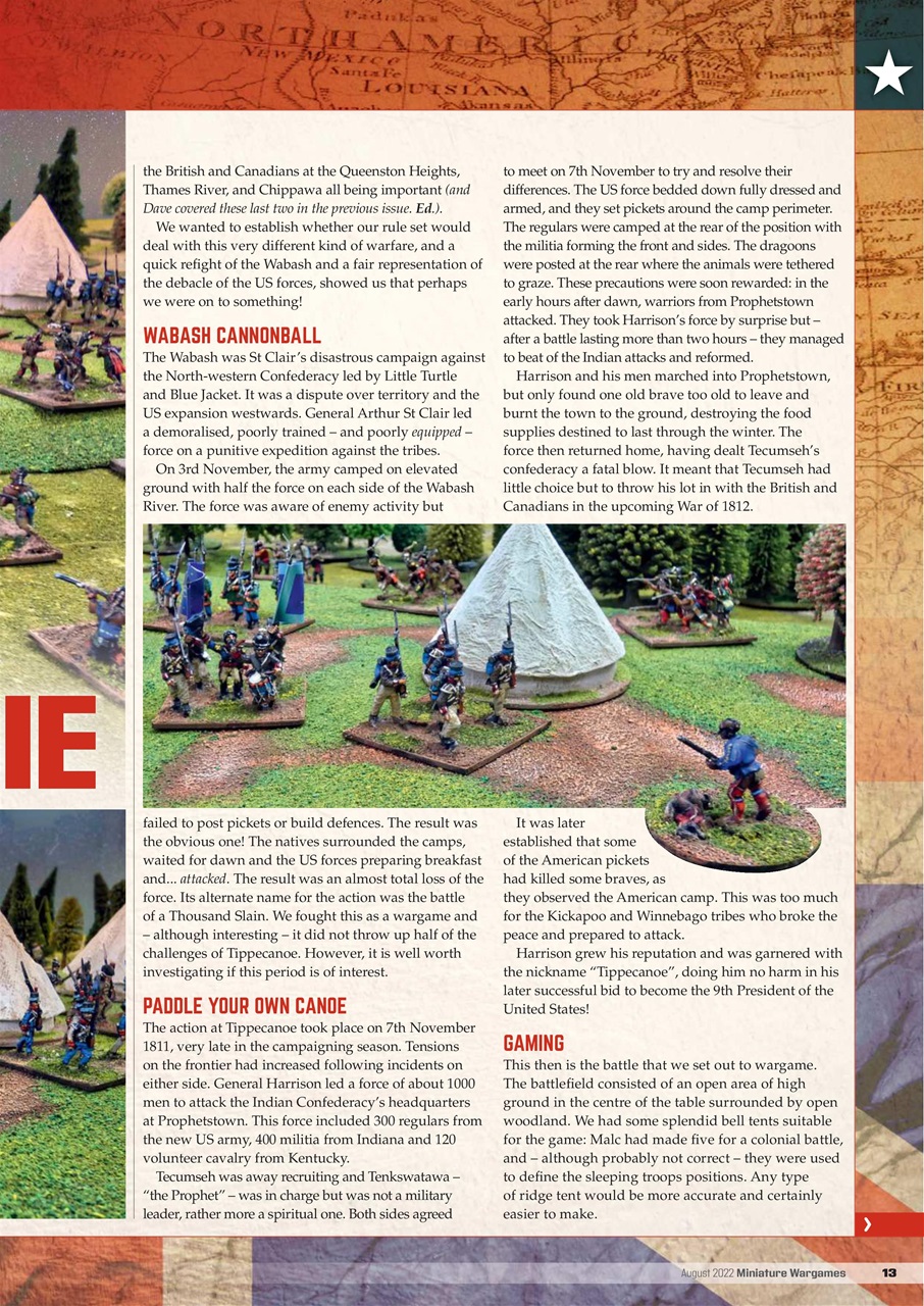 Miniature Wargames Preview Pages