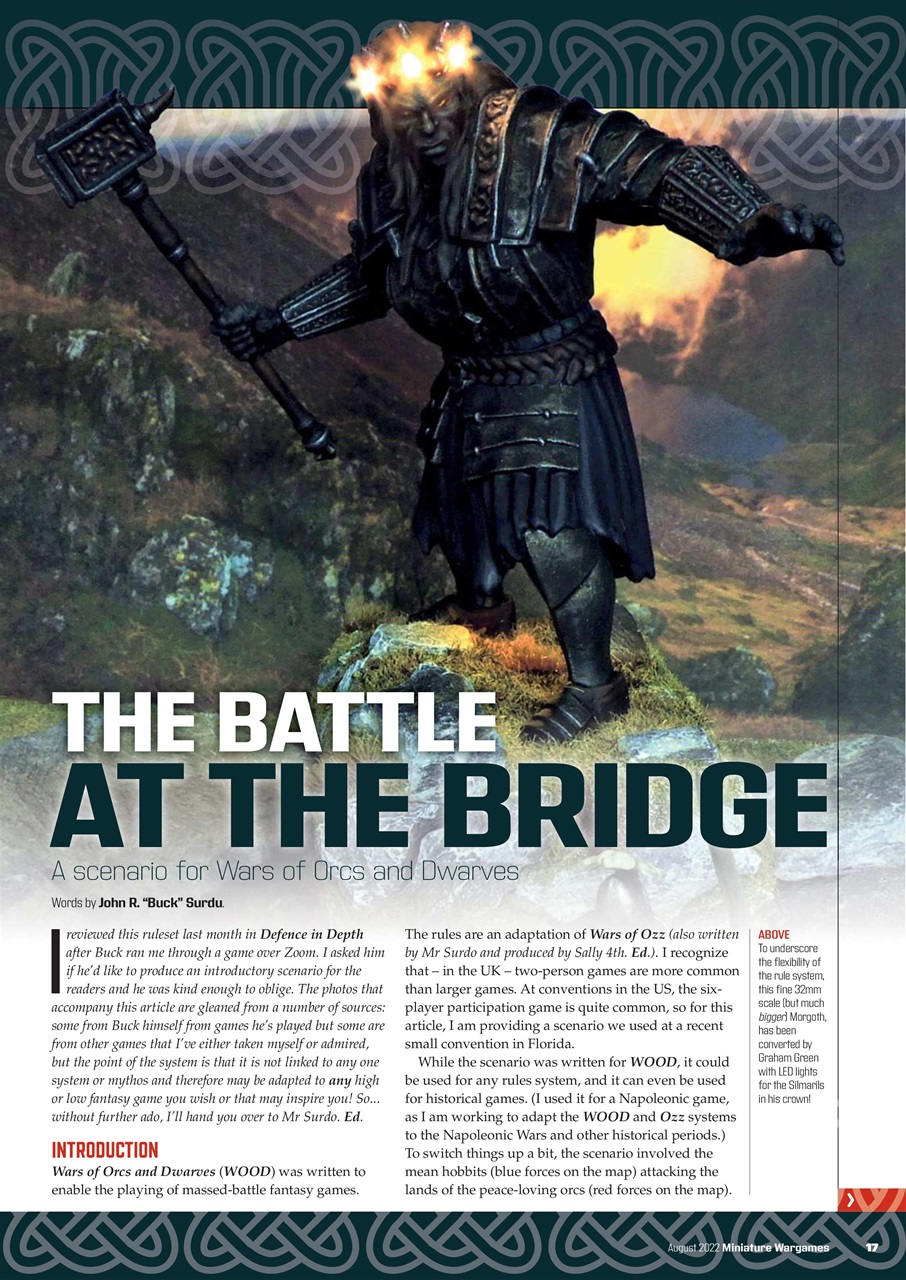 Miniature Wargames Preview Pages