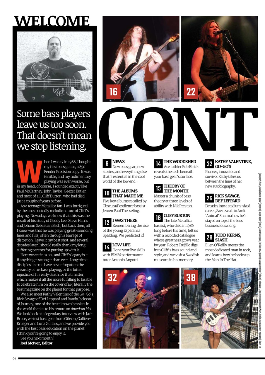 Bass Player UK Preview Pages