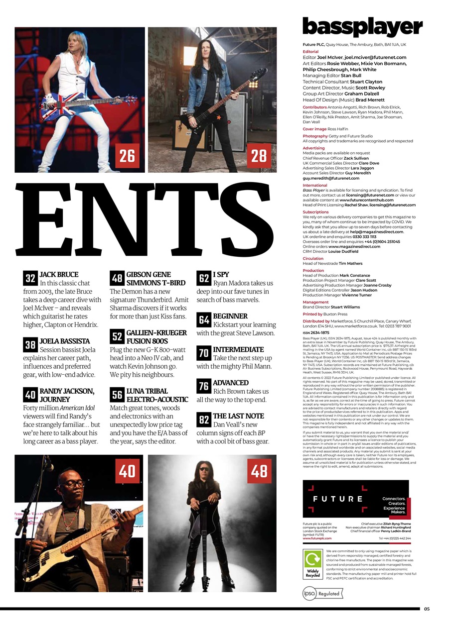 Bass Player UK Preview Pages