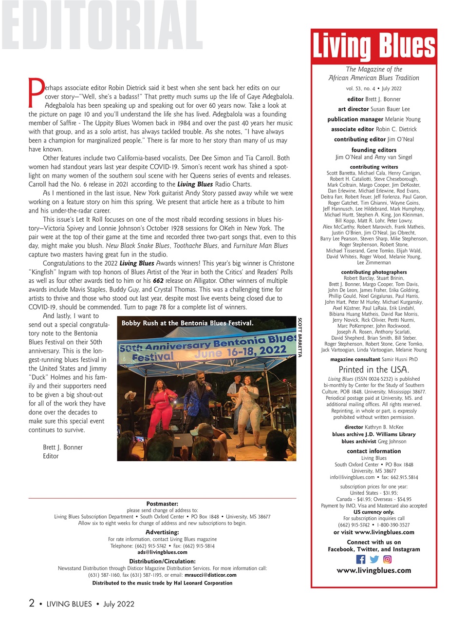 Living Blues Preview Pages