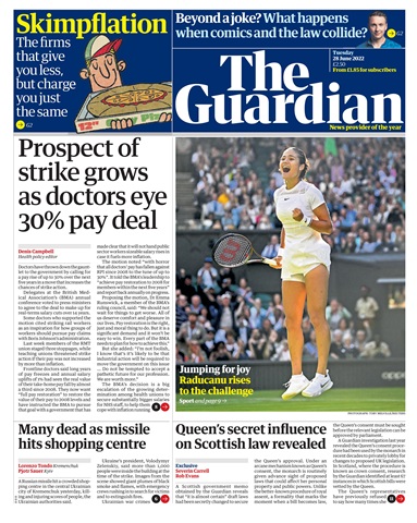 The Guardian Newspaper issue Tuesday, June 28, 2022