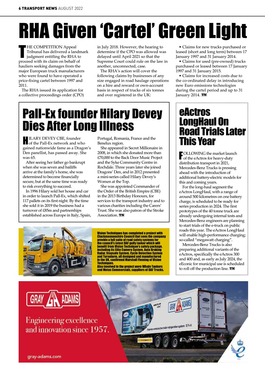 Transport News Preview Pages