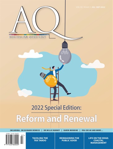 AQ: Australian Quarterly 93.3 issue AQ: Australian Quarterly 93.3