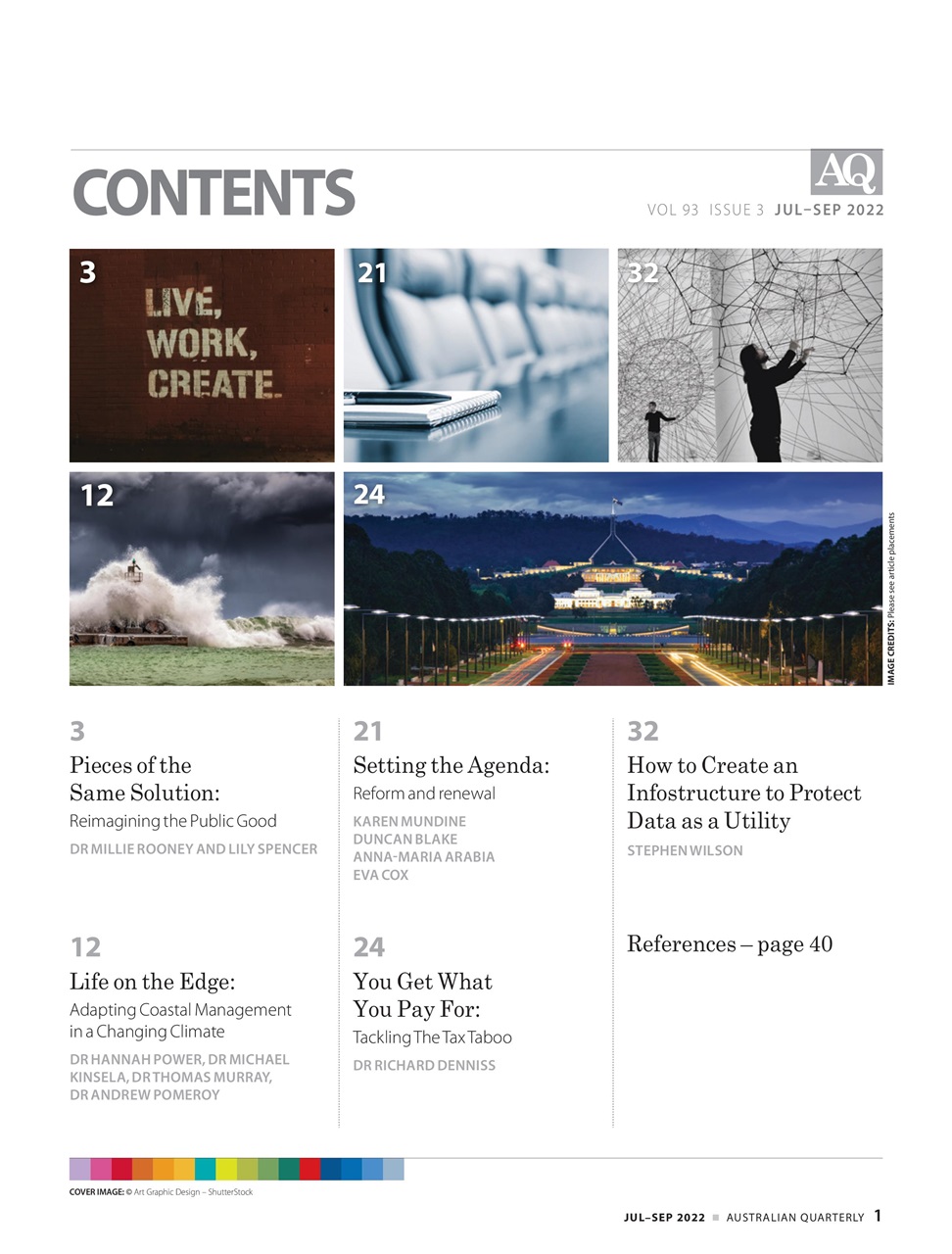 AQ: Australian Quarterly Preview Pages