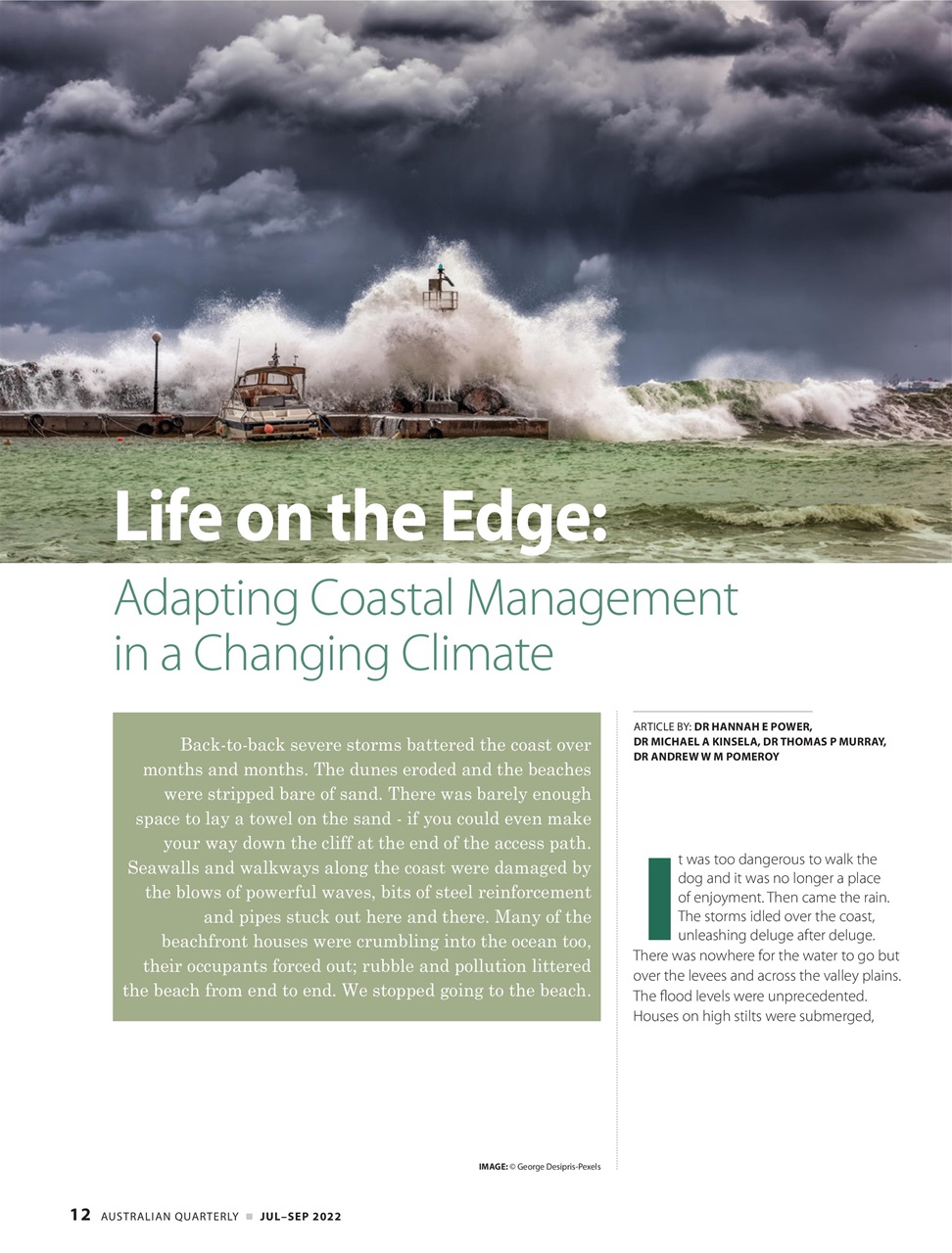 AQ: Australian Quarterly Preview Pages