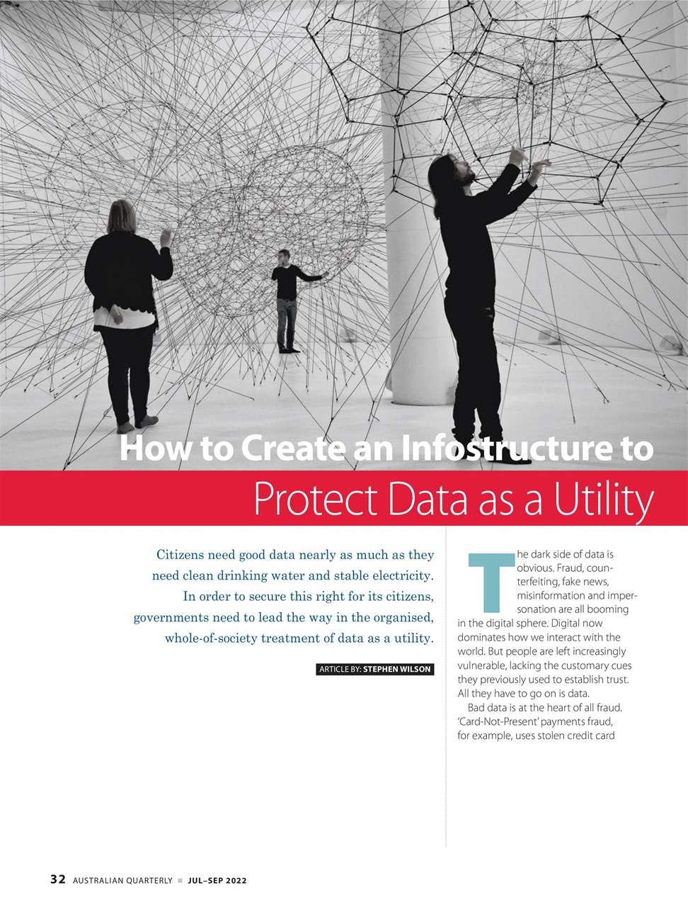 AQ: Australian Quarterly Preview Pages