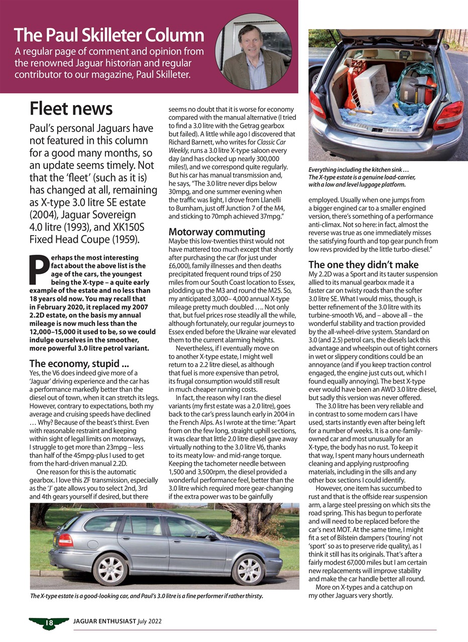 Jaguar Enthusiast Preview Pages