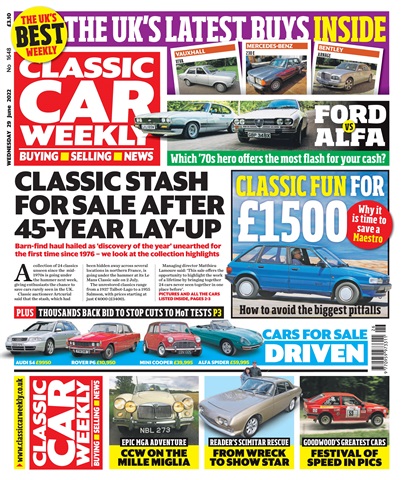 Classic Car Weekly issue 29-Jun-22