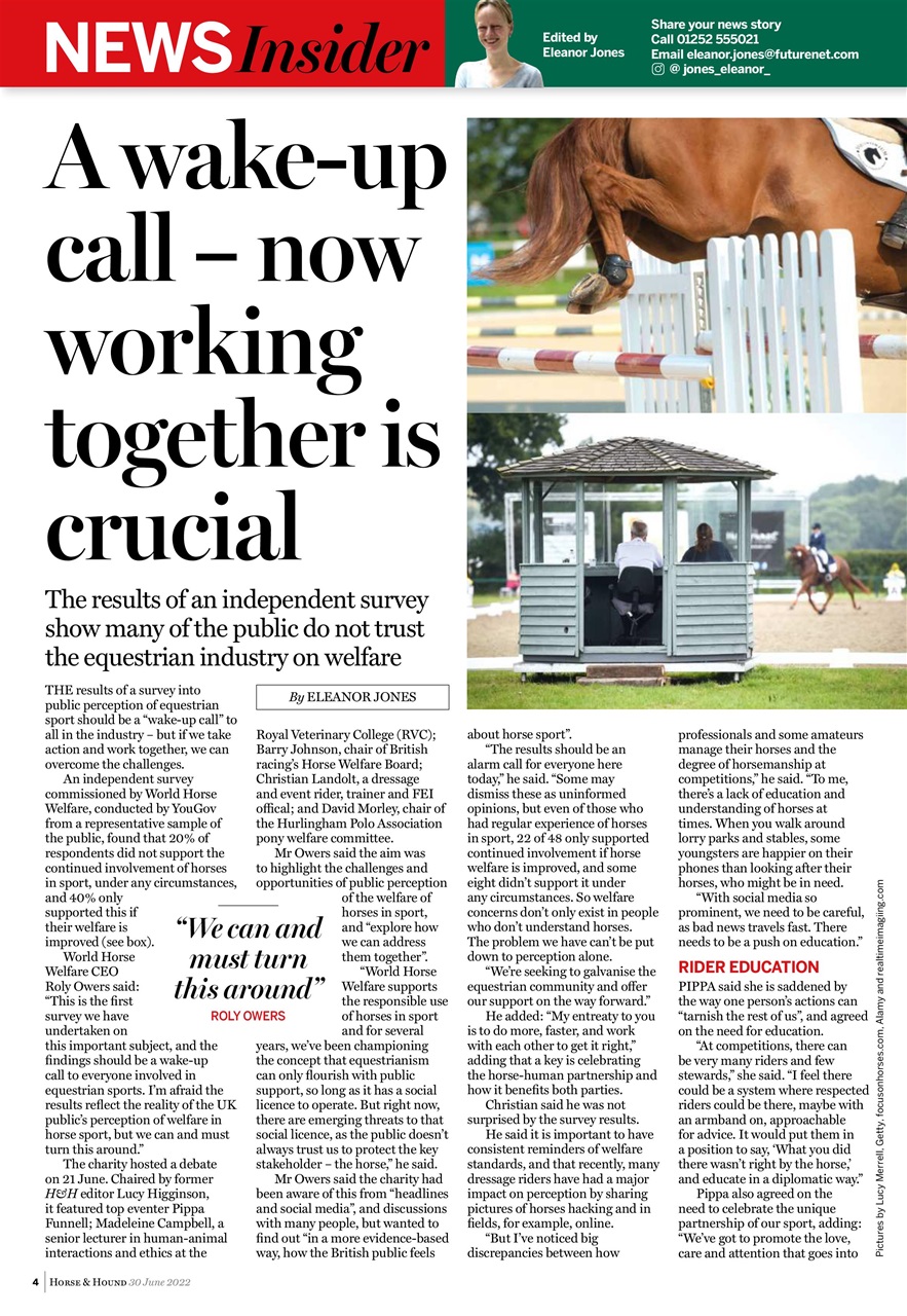 Horse & Hound Preview Pages