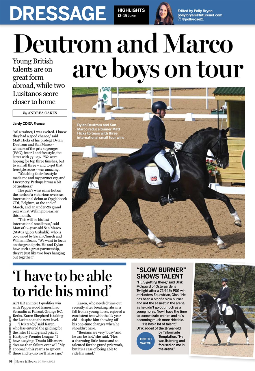 Horse & Hound Preview Pages