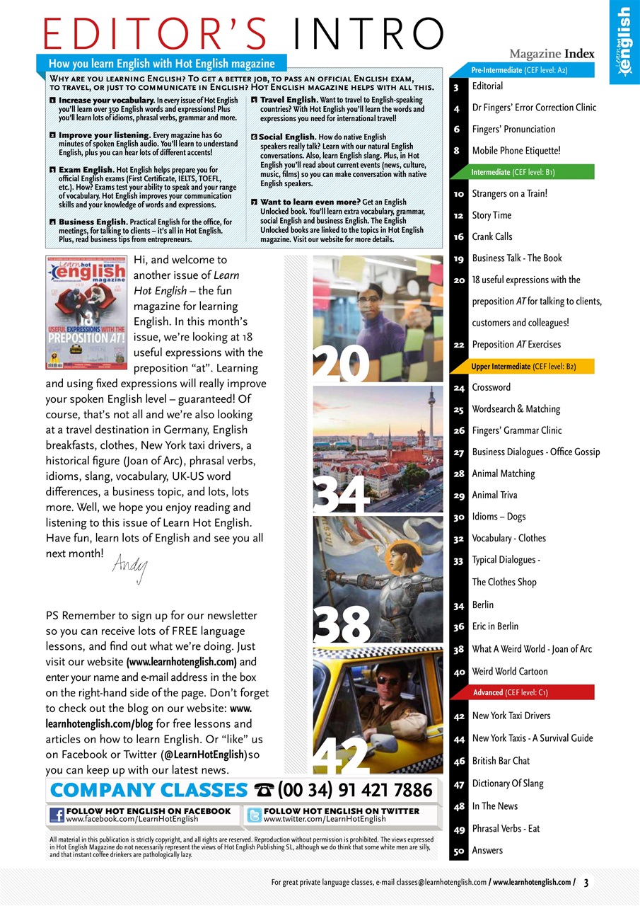 Learn Hot English Preview Pages