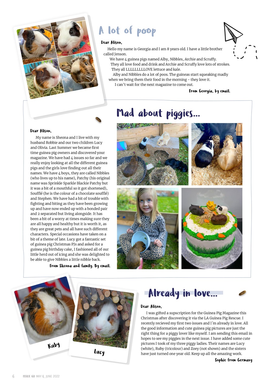 Guinea Pig Magazine Preview Pages