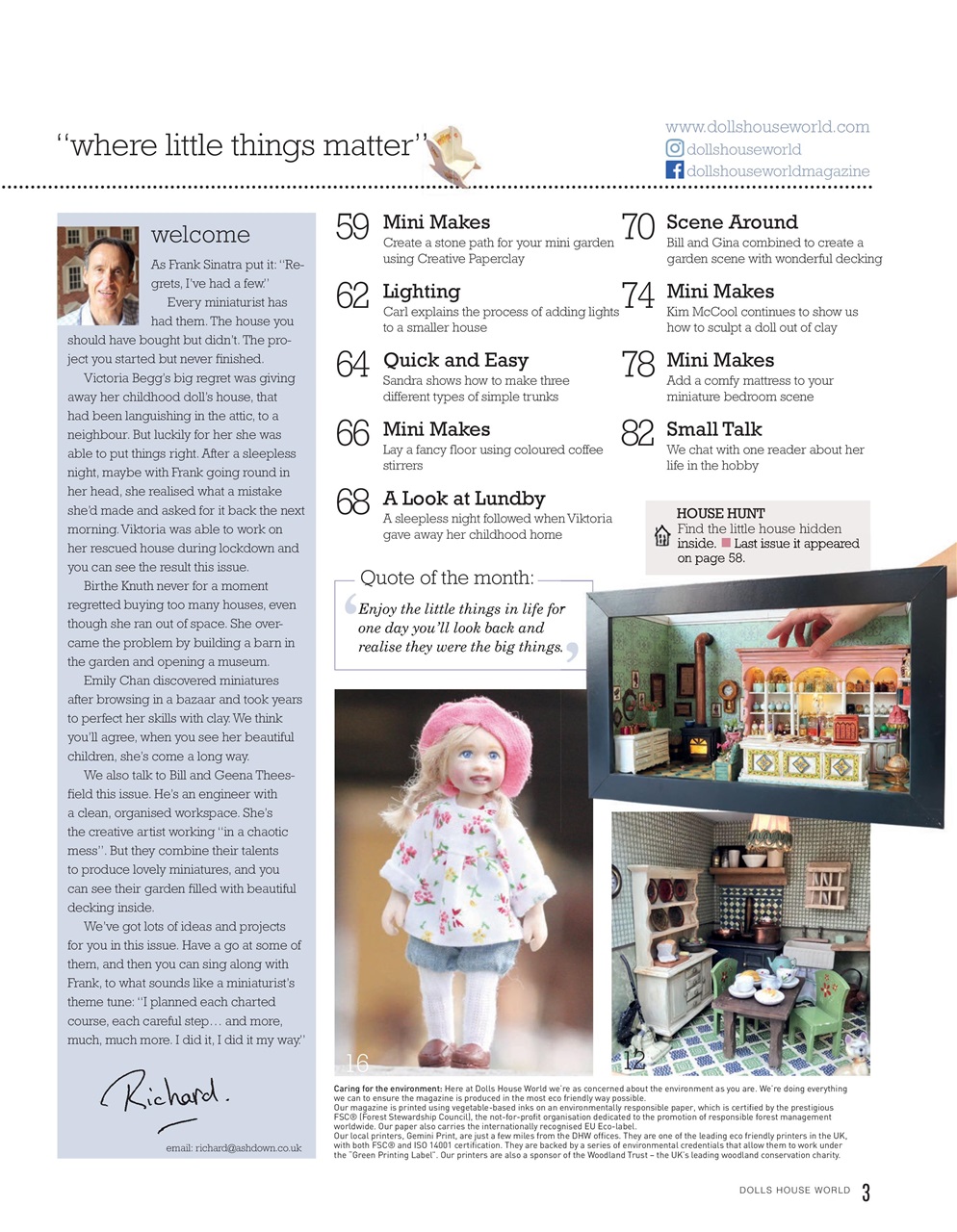 Dolls House World Preview Pages