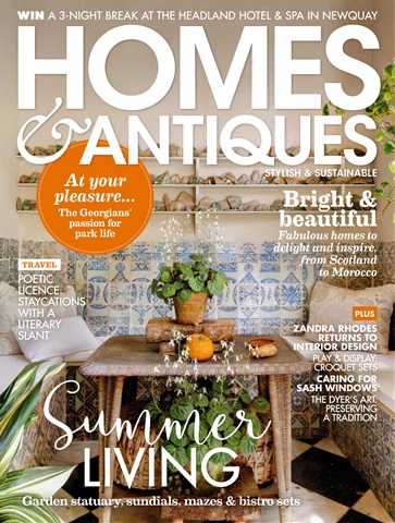 Homes & Antiques Magazine issue August 2022