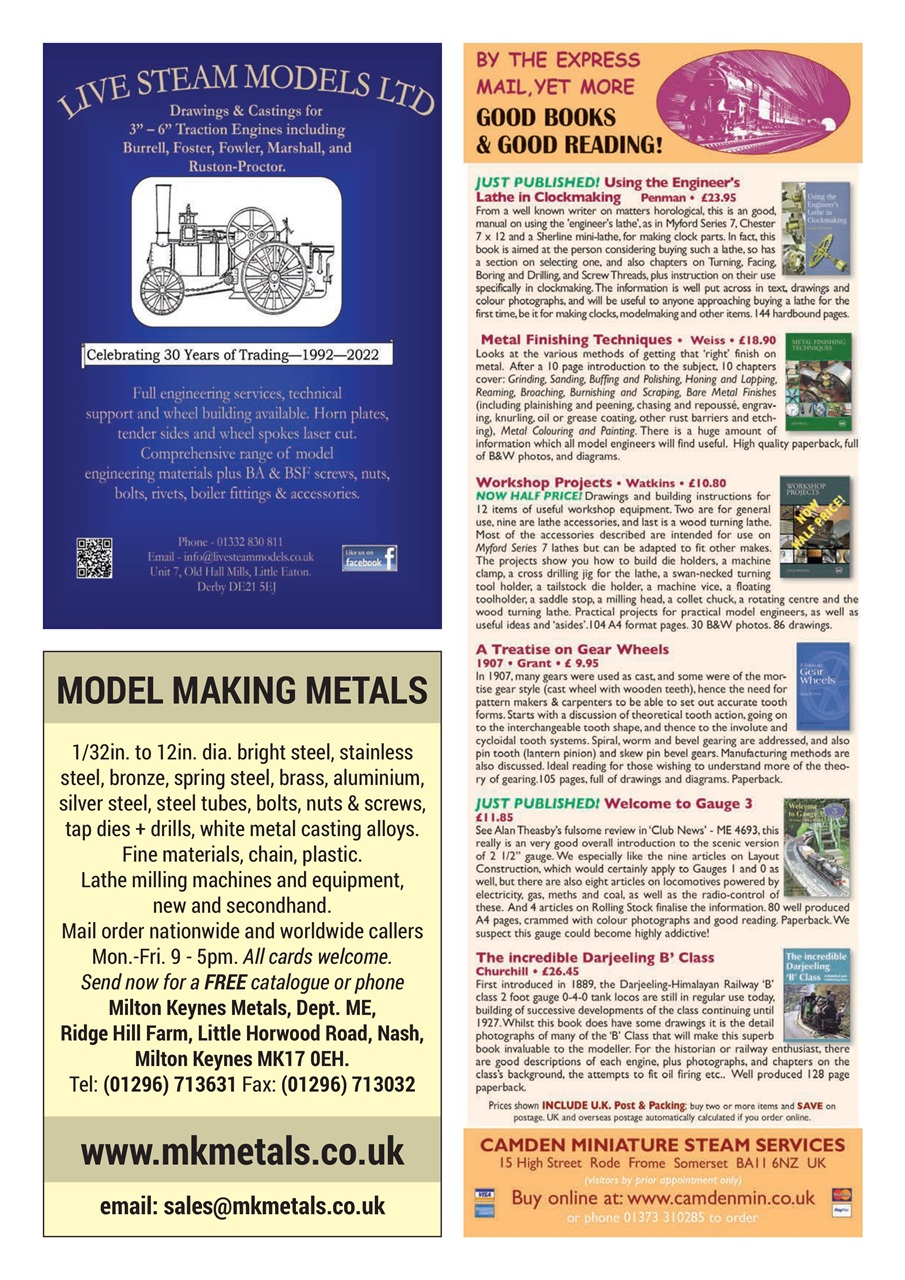 Model Engineer Preview Pages