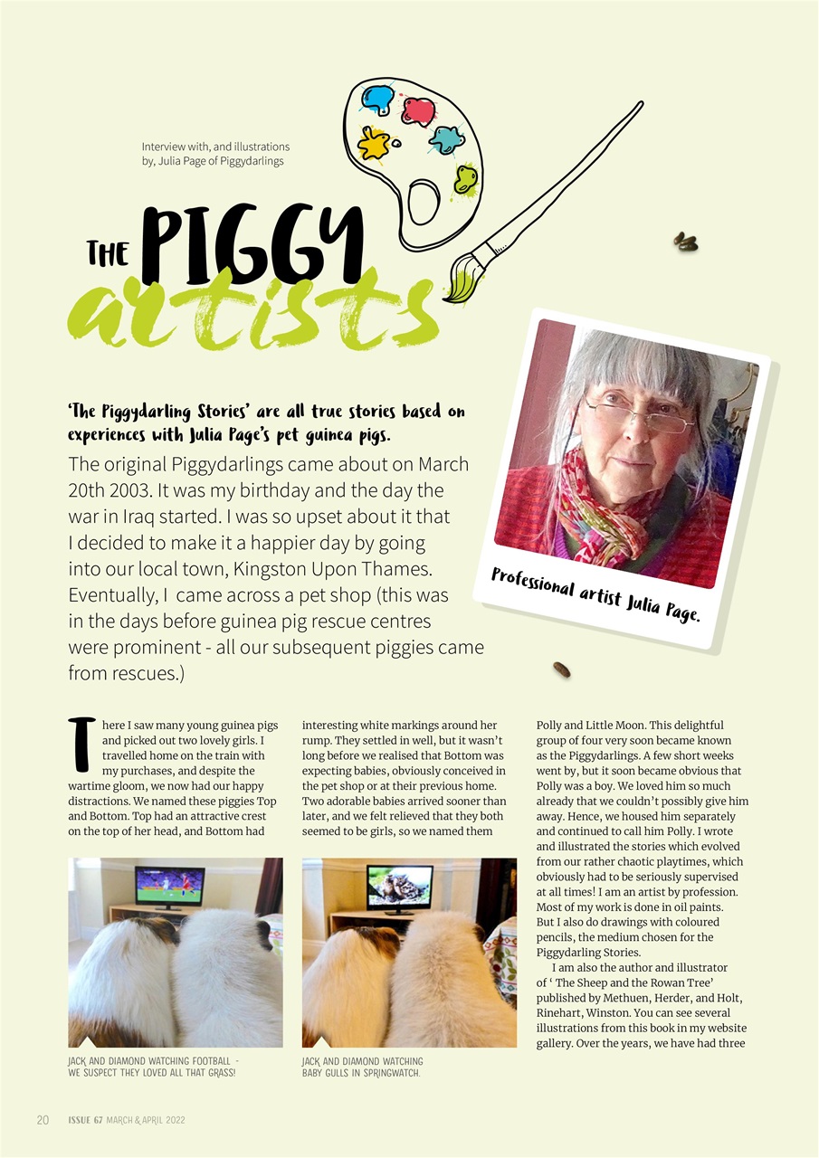 Guinea Pig Magazine Preview Pages