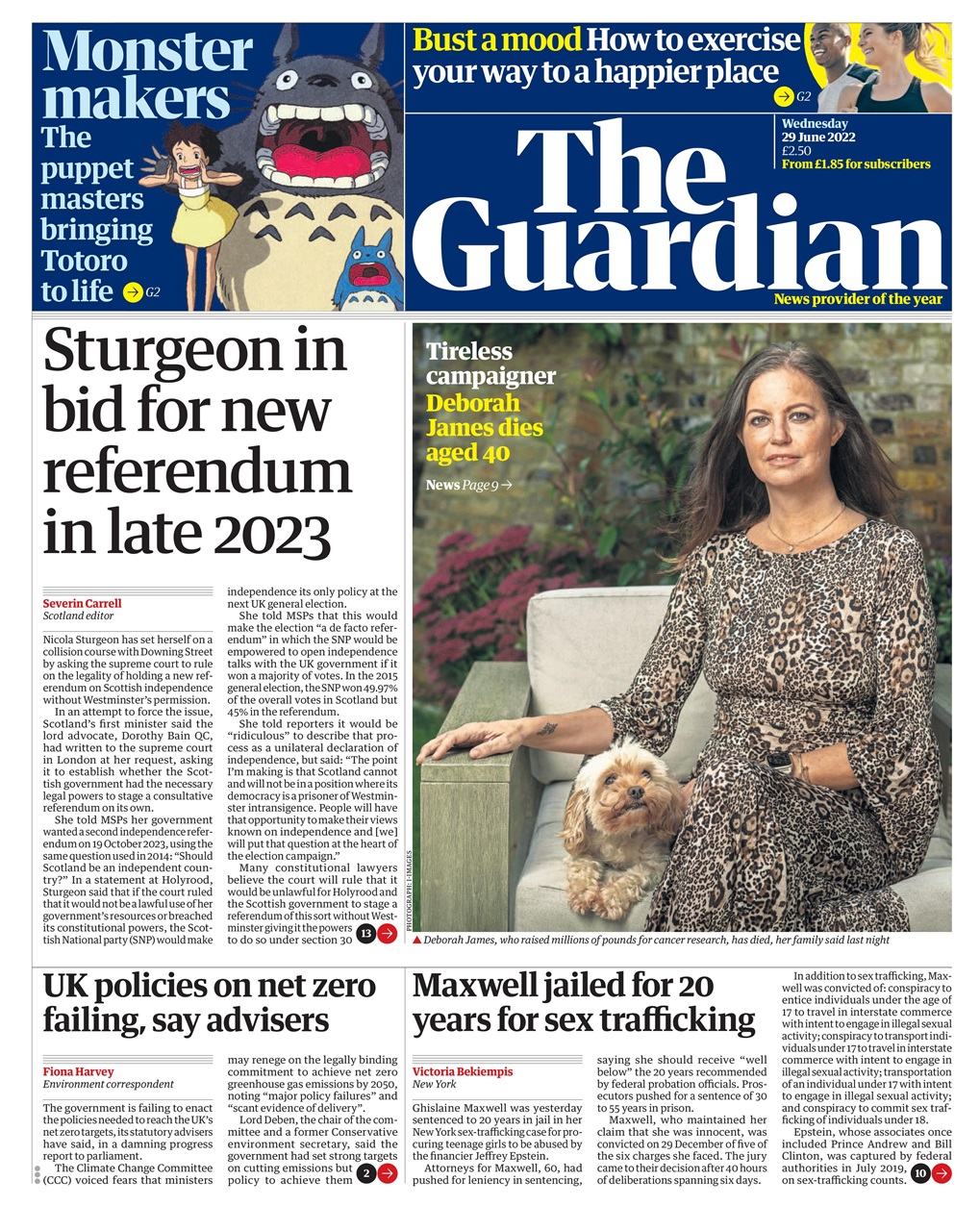 The Guardian Newspaper Preview Pages