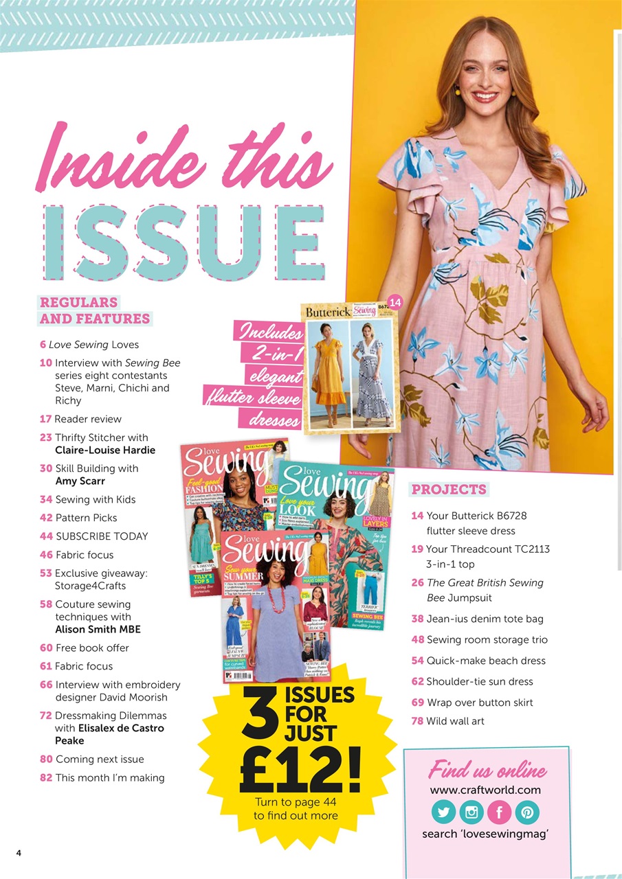 Love Sewing Preview Pages