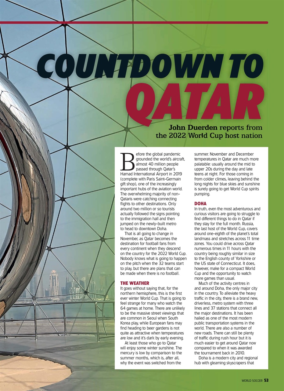 World Soccer Preview Pages