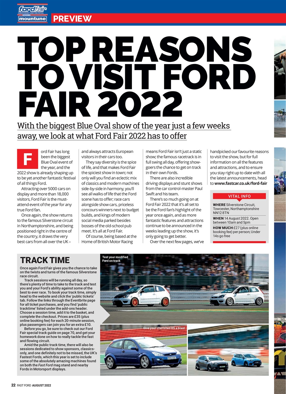 Fast Ford Preview Pages