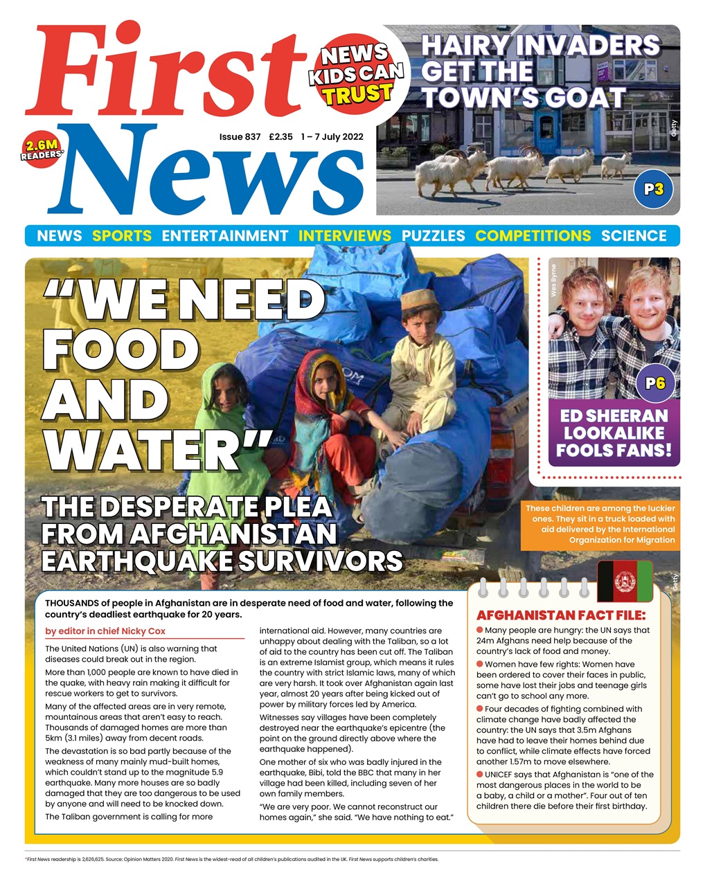 First News Preview Pages