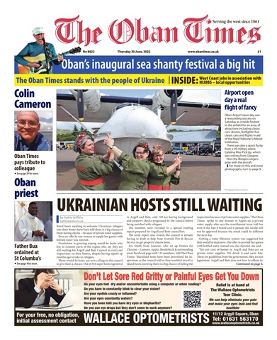 The Oban Times & Lochaber Times issue 30th june 2022