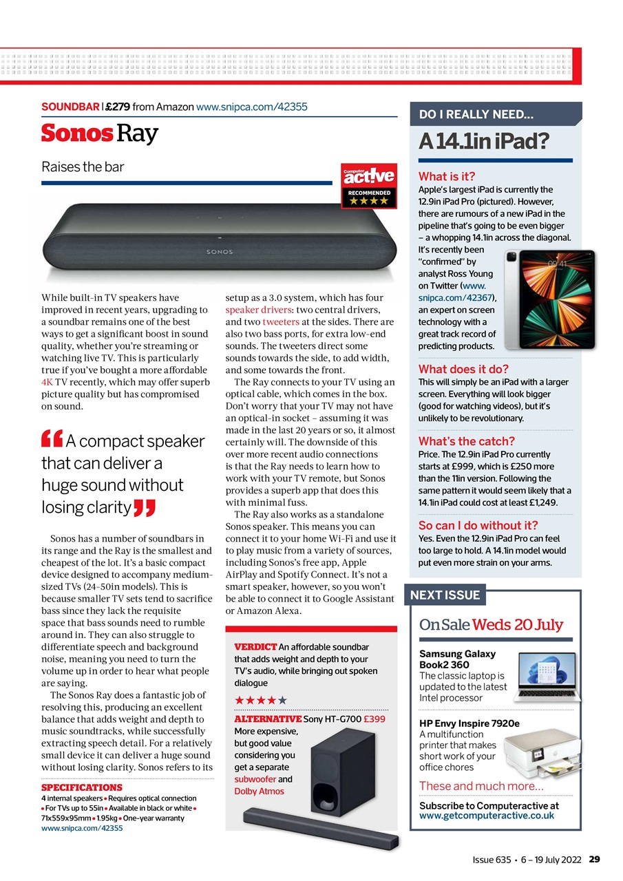 Computer Active Preview Pages