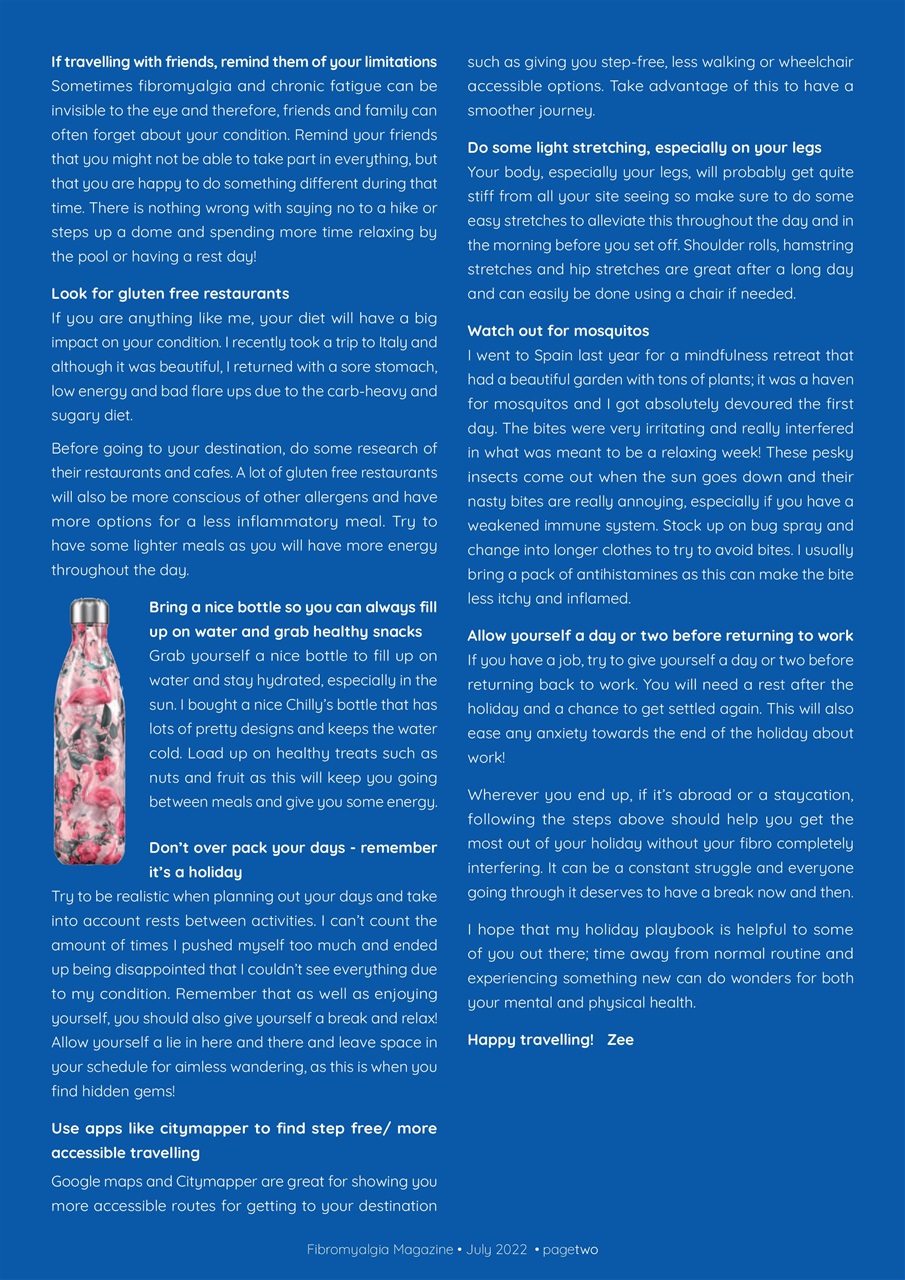 Fibromyalgia Magazine Preview Pages