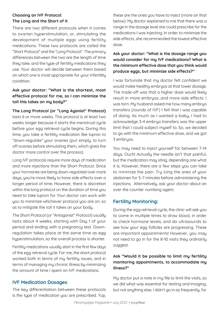 Fibromyalgia Magazine Preview Pages