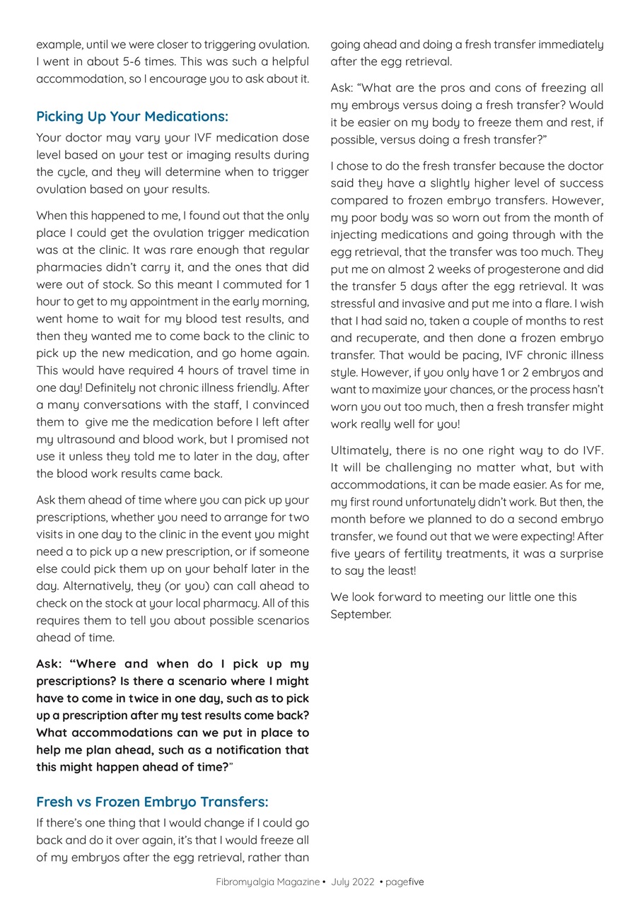 Fibromyalgia Magazine Preview Pages