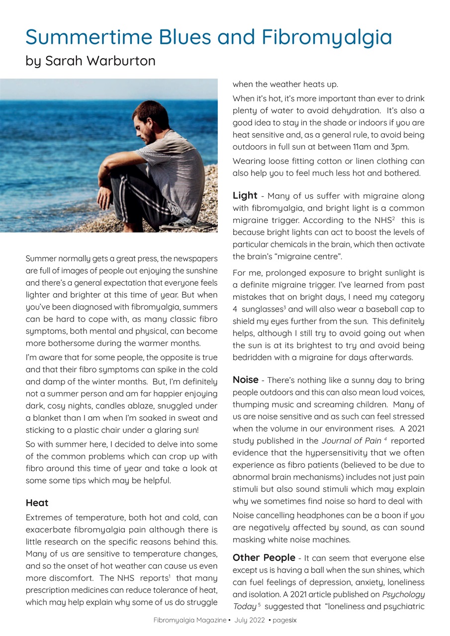 Fibromyalgia Magazine Preview Pages