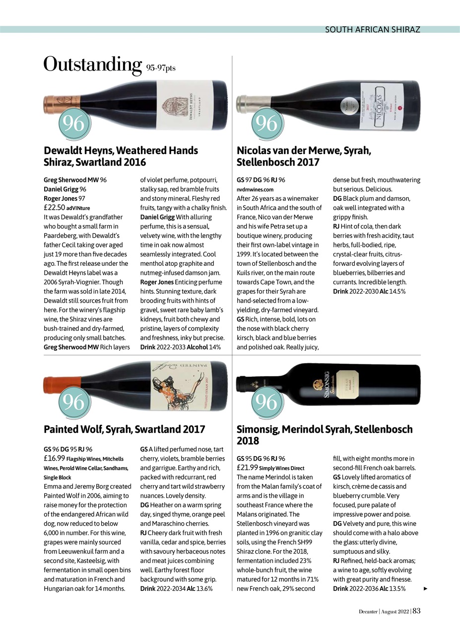 Decanter Preview Pages