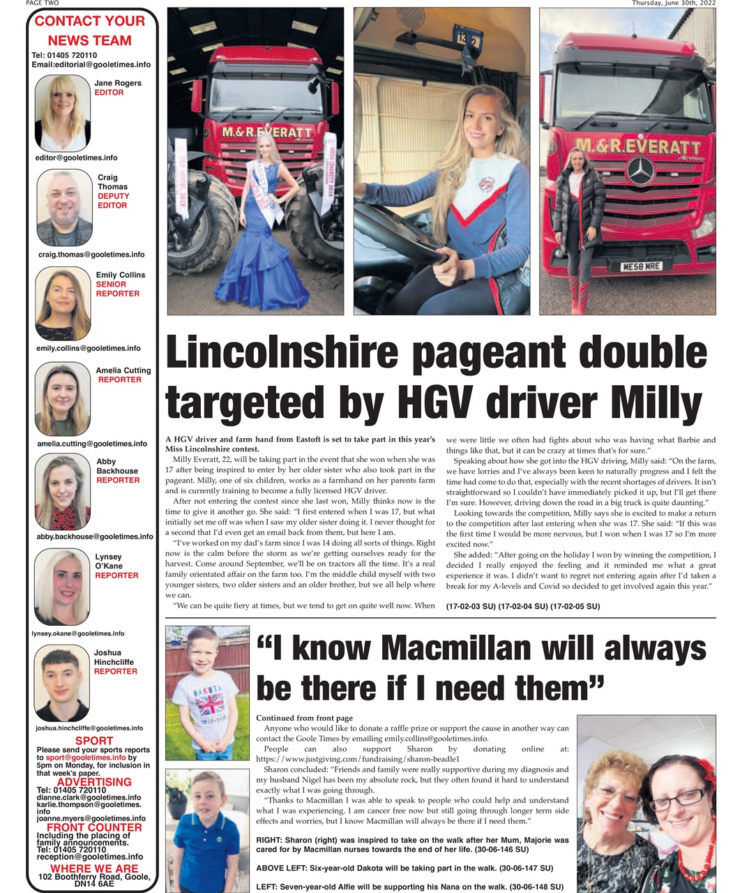 Goole Times Preview Pages