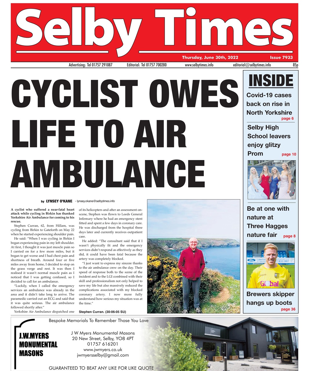 Selby Times Preview Pages
