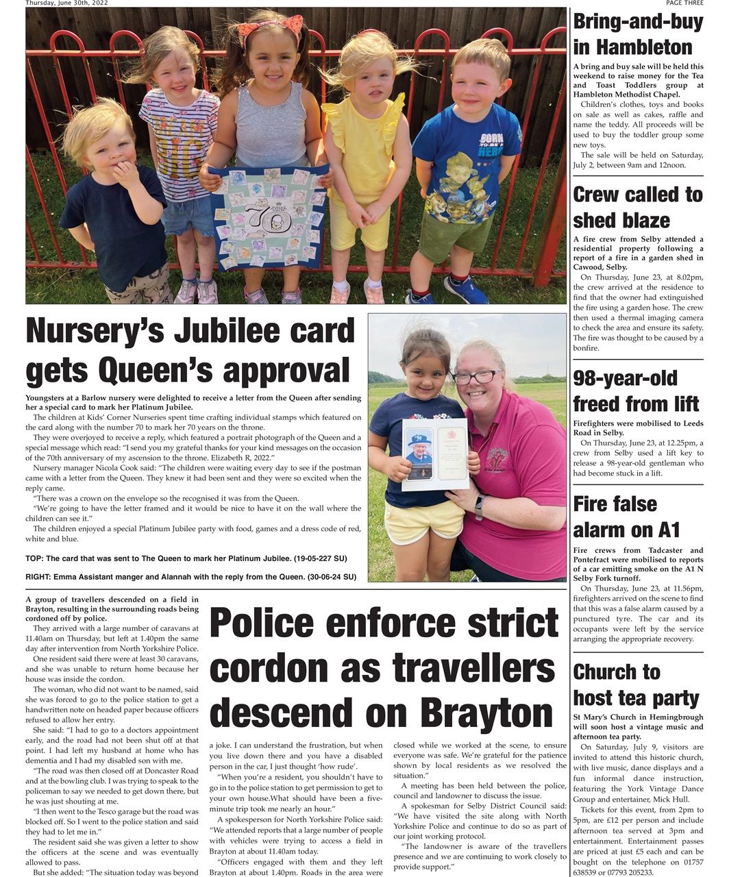 Selby Times Preview Pages