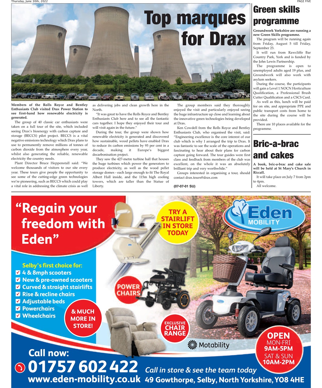 Selby Times Preview Pages
