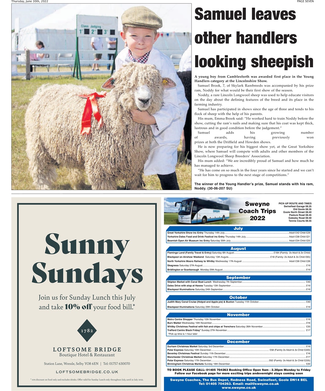 Selby Times Preview Pages