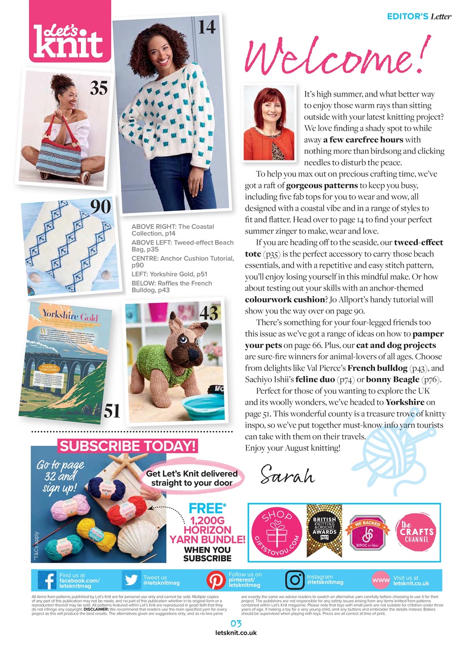 Let's Knit Preview Pages